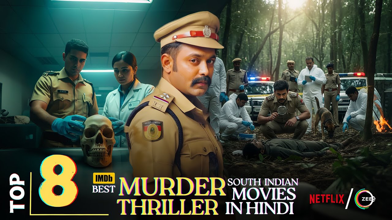 Top 8 Best South Suspense Thriller Movies in Hindi Dubbed 2025 | Murder ...