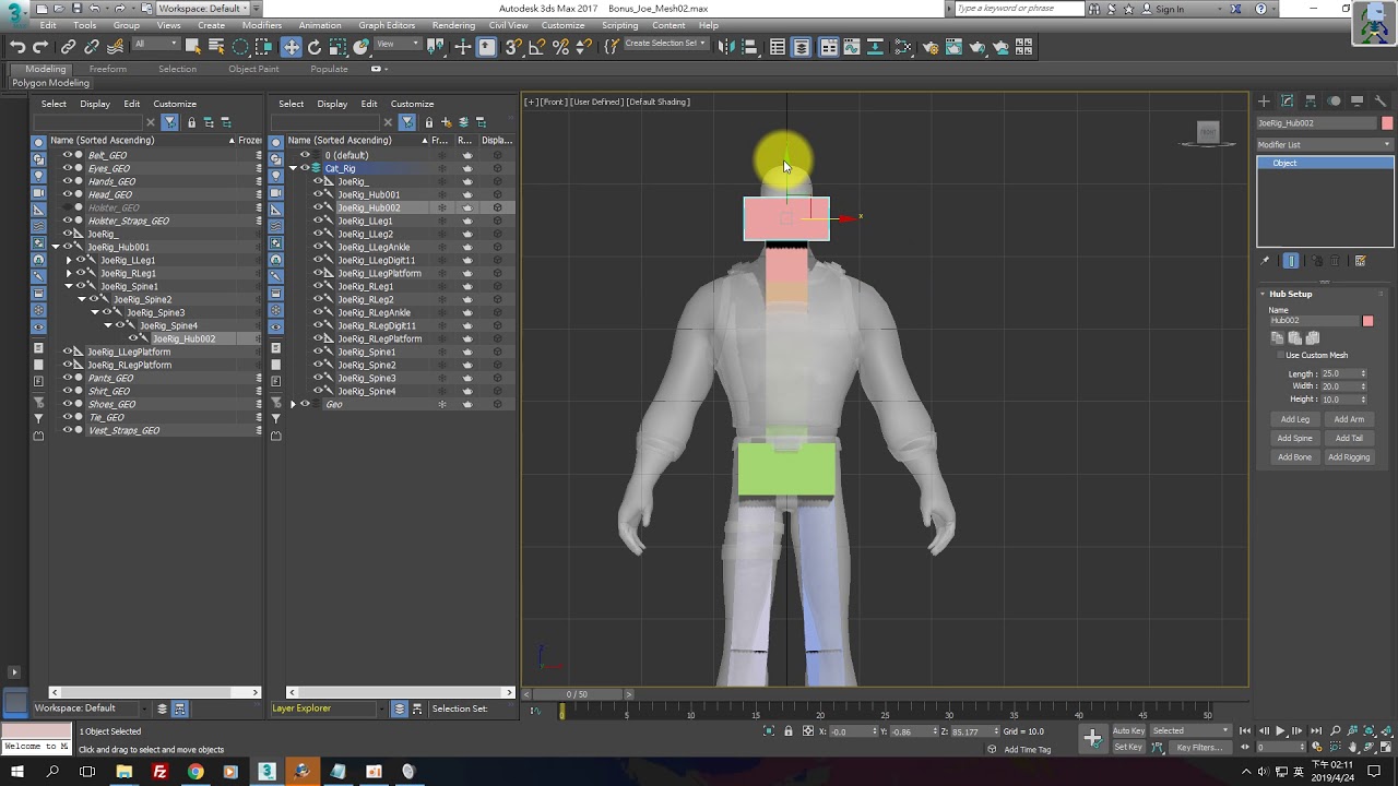 Rigging and Animation Workflows Using CAT in 3ds Max Part-2 - YouTube