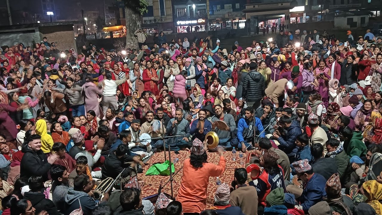 MRR bhajan in murgiya #bhajan #dance #butwal 