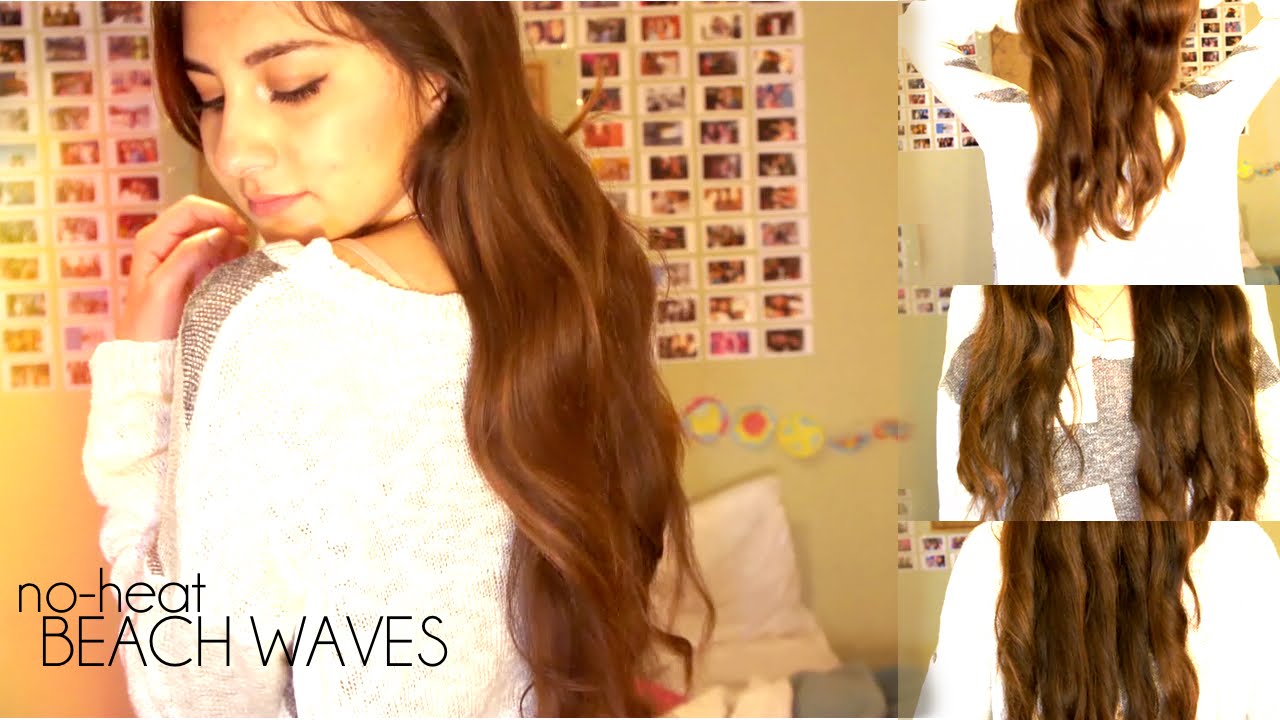 BEACH WAVES EN TU CABELLO SIN CALOR! - YouTube