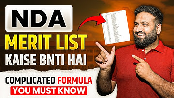 UPSC NDA Merit List कैसे Banti Hai? Are You Safe!😳 NDA Safest Rank कितनी है! Learn With Sumit