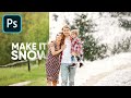 Make It Snow in Summer with Photoshop!