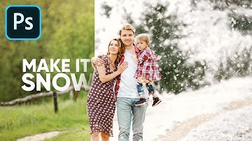 Make It Snow in Summer with Photoshop!