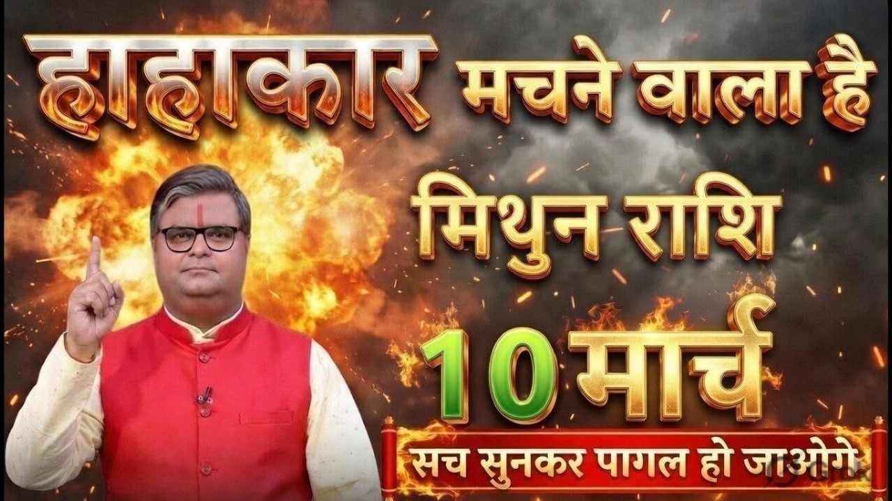 😱 मिथुन राशि वालों 07 मार्च होश उड़ जाएगा! जो होने वाला है अगले 28 घंटे में 🔥| सावधान रहें@mithun
