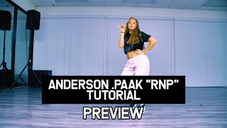 Anderson .Paak "RNP" Dance Tutorial [Preview] | Victoria Tryggedsson Choreography