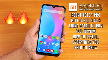Xiaomi.EU 9.5.16 On Redmi Note 7 Pro! Lit Stuff