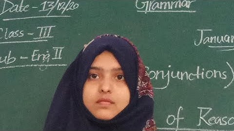 Class 3 English Grammar Ch- 20 Conjunction II Part 2 II Jan