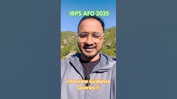 IBPS AFO 2025!! Interview Guidance Programme !! #ibpsafo #interview #agriexams