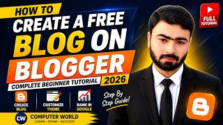 How to Create a Free Blog on Blogger | Complete Beginner Tutorial 2026 screenshot 1