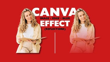 HOW TO CREATE REFLECTIONS IN CANVA | CANVA HACK | REFLECTION EFFECT