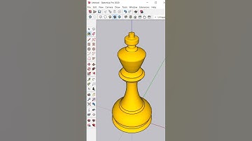 ✅ Create Chess Pieces Easily In SketchUp 🤗 #shorts #sketchup #3dmodeling #cad #3d #designgorhythm
