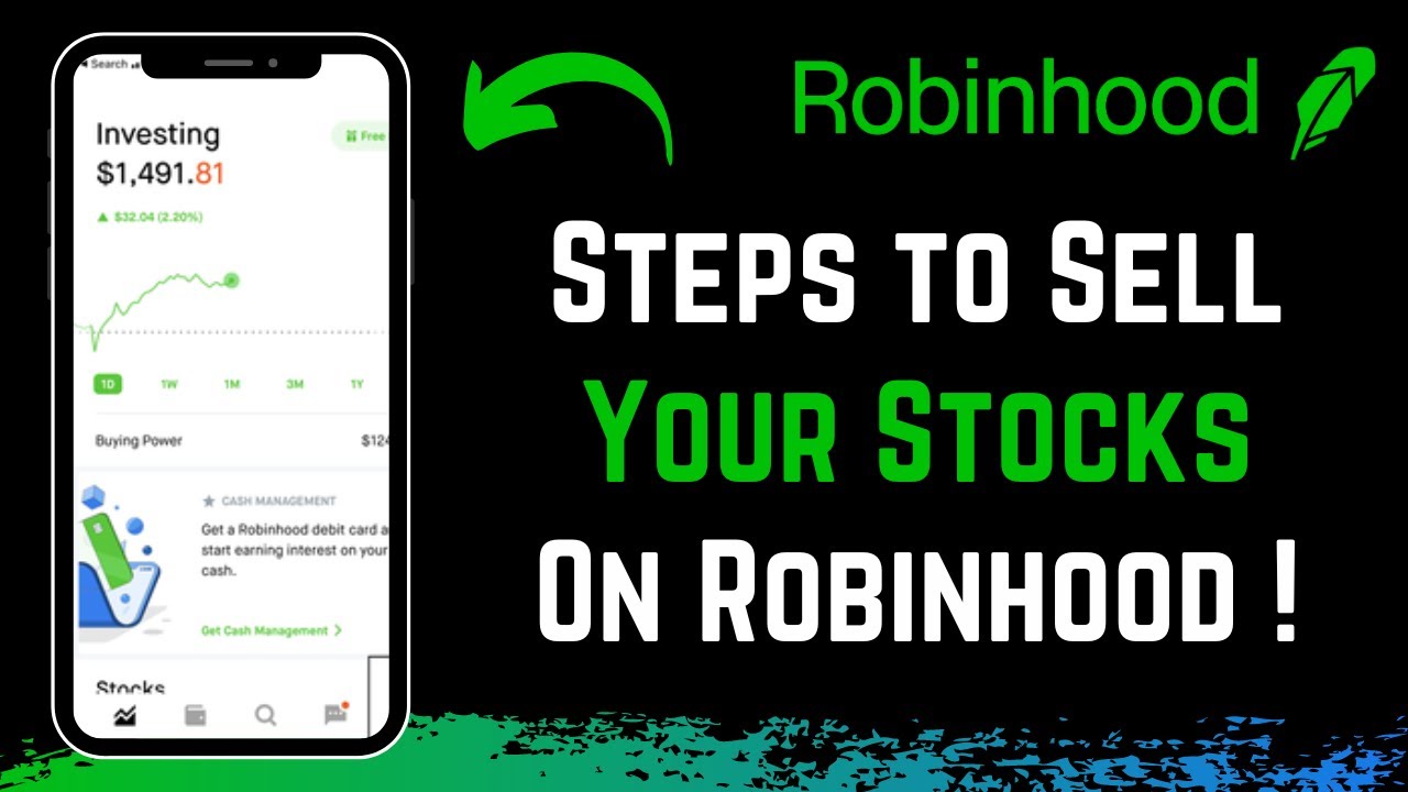 How To Sell Your Stocks On Robinhood Quick Tutorial YouTube