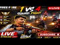 🔴 FREE FIRE LIVE 🔥 1v4 CLUTCH GAMEPLAY 😱 | GRANDMASTER PUSH 💯
