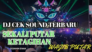 DJ CEK SOUND TAHUN BARU | FULL BASS HOREG | MIDEL NULUP FULL NROTOK-NROTOK