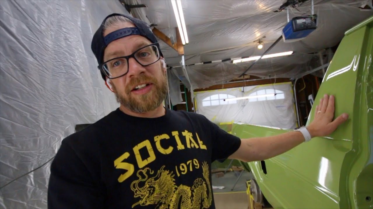 How to paint a mk1 in your garage! -- Rabbit pickup project part 36