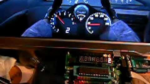 LFS RPM & Gear indicator debug video