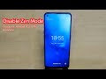 How to turn off zen mode in oneplus