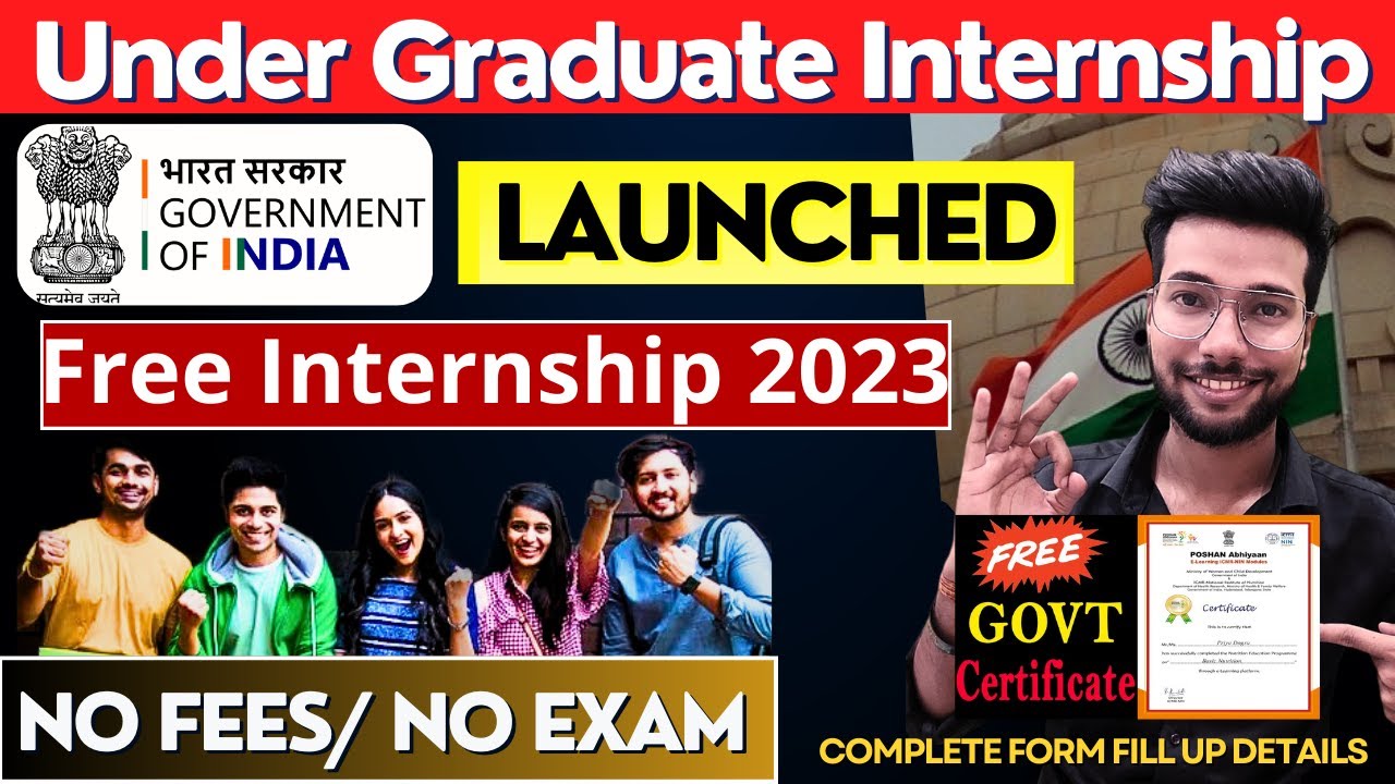 Online Internship with Government of India FREE Internship with