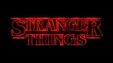 Stranger Things | Title Sequence Recreation | Blender 3D
