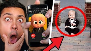 BOSS BABY CALLED ME THEN CAME TO MY HOUSE !?!?! (Boss Baby Games) screenshot 5