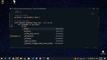 how zip and unzip files using python