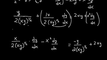 Chain in product rule with implicit differentiation