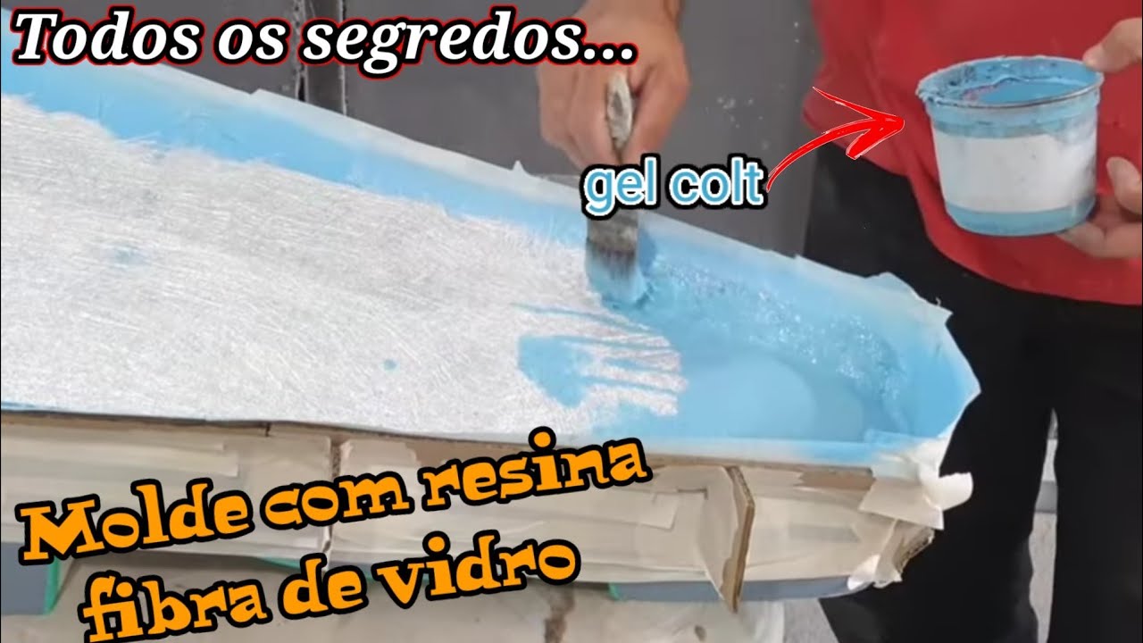 Como fazer molde de fibra de vidro e  resina