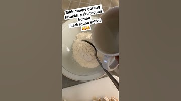 Thumbnail of TEMPE GORENG KRIUKK/TEPUNG BUMBU SERBAGUNA SAJIKU/RENYAH/PRAKTIS/YOUTUBE PEMULA/VIDEO SHORTS