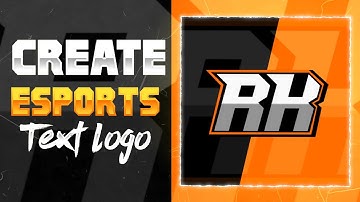 HOW TO MAKE ESPORTS TEXT LOGO ON ANDROID | ESPORTS LOGO TUTORIAL | GAMING LOGO