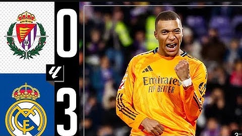 Real Valladolid vs Real Madrid 0-3 | Match Highlights Laliga 2025 | Mbappe Hatrick first hattrick