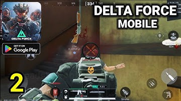 Delta Force Mobile Gameplay | Extraction Mode High Graphics 🚀