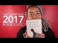 Complete List of What I Read in 2017 | #SmartBrownGirls @Jouelzy