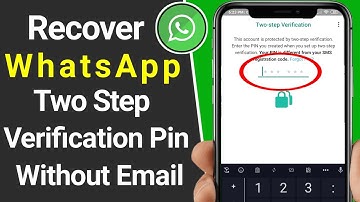 How to Recover Whatsapp Two Step Verification Pin Without Email | Reset Forgotten WhatsApp Pin