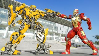Transformers One | Iron Man vs Bumblebee Final Fight (2024) | Paramount Pictures [HD]