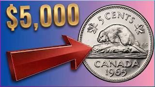 "Most Valuable Canadian Nickels" - The 1965 Holy Grail Large Bead Nickel Worth Big Money!!