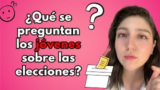 Conoce las 5 preguntas que más hacen los jóvenes sobre las elecciones. ¡Por un voto joven! 🗳️🧐❓