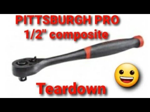 Drive Professional Composite Tear Drop Ratchet Pittsburgh Professional 3/8 in 