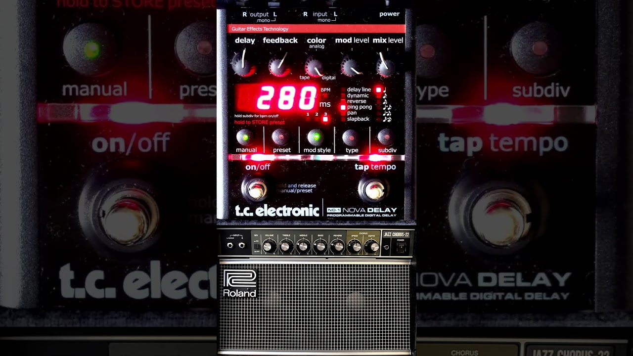 TC Electronic NOVA DELAY - The Edge - YouTube