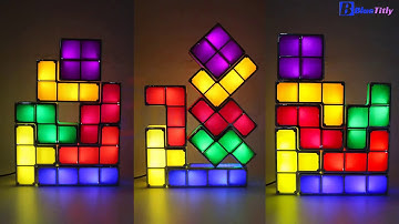 Colorful Stackable Tetris Night Light