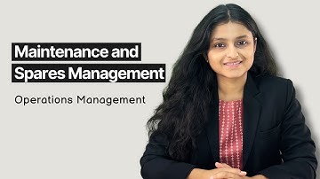 Economics of Maintenance and Spares Management | OMSM | Palak Sharma
