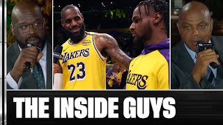 Thumbnail for Inside the NBA Reacts to Bronny James' debut with LeBron in Lakers Opening Night Win | NBA on TNT