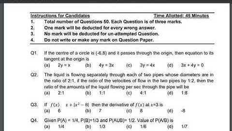 AFCAT EKT Mechanical question paper with Answer key.