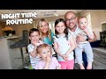 FAMILY OF 6 NIGHT TIME ROUTINE! (stuck at home)