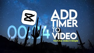 How to Add Speedrun Timer or Stopwatch or Time Lapse in CapCut