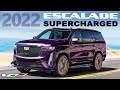 2022 Cadillac Escalade V Blackwing Supercharged render with 6.2 L V8 Engine from CTS V-Series