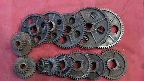 SHOP TIPS #225 Setting the Gears on Atlas Lathe for Metric Threading tubalcain