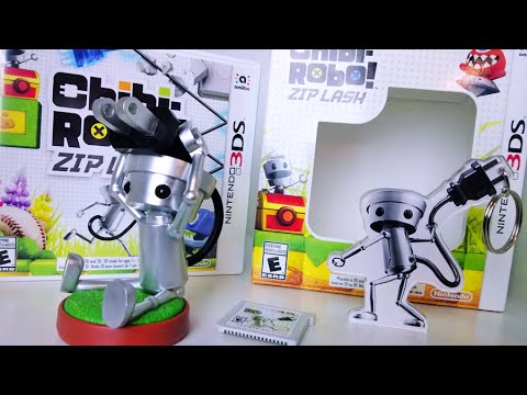 Unboxing Chibi-Robo Zip Lash + Amiibo + Keychain