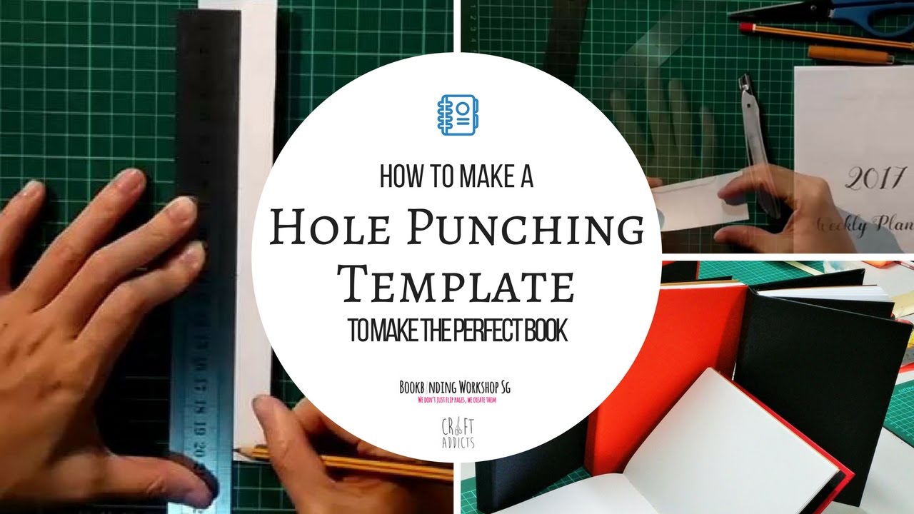 how-to-make-a-hole-punching-template-youtube