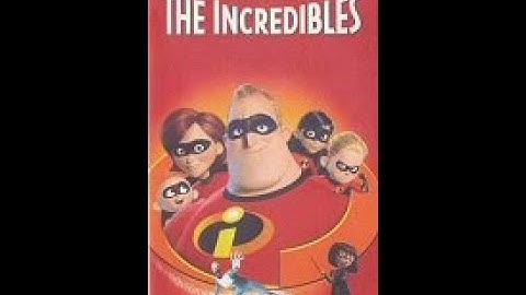 Thumbnail of Opening to The Incredibles UK VHS (2005)