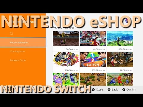 Nintendo eShop - prezentacja sklepu na konsoli Nintendo Switch